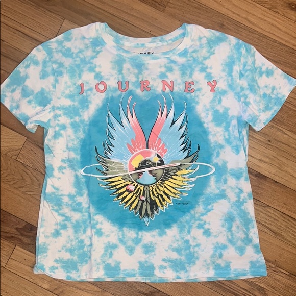 Journey Tops - Journey Tie-Dye T-Shirt - Blue
